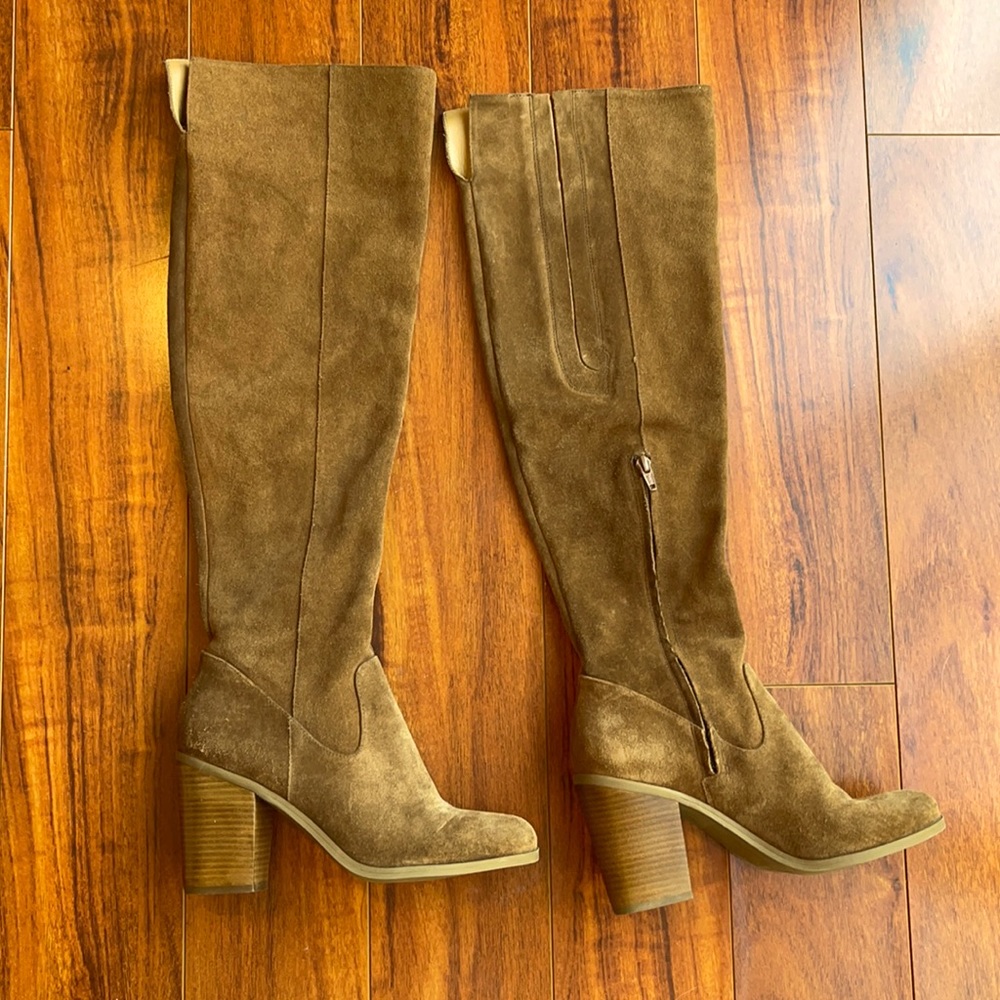 Steve Madden Eternul chestnut suede knee high boot